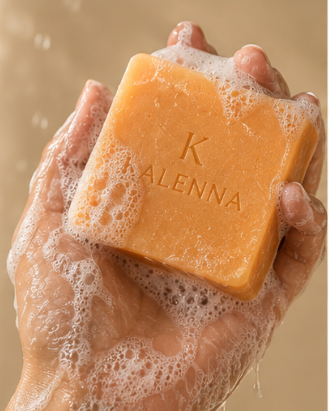 KALENNA Carrot Clay Soap – Natural Face Soap for Oily & Blemish-Prone Skin
